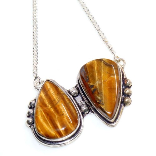 Collana occhio tigre - occhio, di