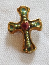 Bijoux Vallauris Croix Signée