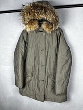 WOOLRICH ARCTIC PARKA PIUMINO PELLICCIA ISOLATA BORDO DONNA TAGLIA XL 