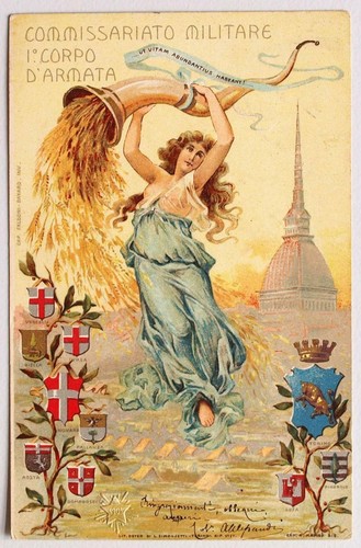 Italia 1906 rara commissariato - italia,