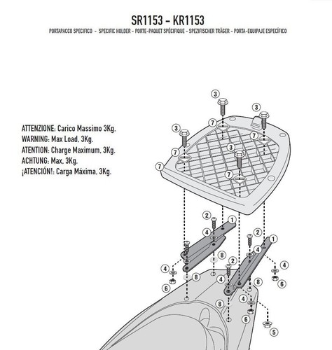 Attacco staffe montaggio - attacco,