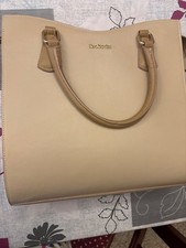 BORSA NERO GIARDINI A SPALLA, DOTATA DI TRACOLLA, COLOR SABBIA