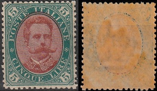 Regno 1889 effigie umberto - 1889,,