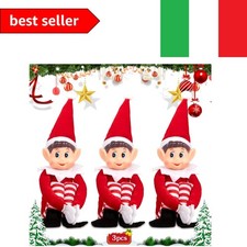 Set di 3 Elfo Natale, Elfi di