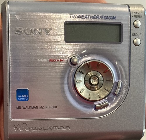 Sony walkman mz nhf800 - hi-md, mz-nhf800