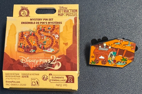Puzzle mappa attrazioni - puzzle, disney