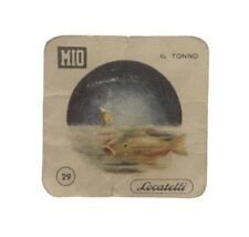 *HH* Rara figurina carta Mio Locatelli vintage anni '50 pinocchio N° 29 il tonno