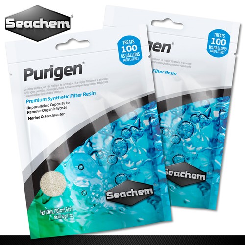 Seachem 100ml adsorbente - seachem, 2x