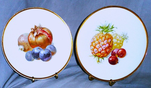 Coppia piatti per frutta - di,