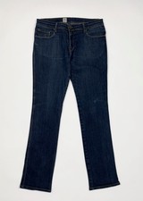 Volkom chili chocker jeans uomo usato denim blu skinny W31 tg 45 stretch T8342