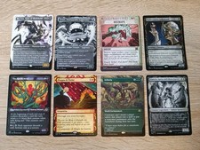 LOTTO CARTE MAGIC 8 Carte Rare Borderless mtg N.1072