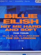 2 biglietti concerto Billie Eilish londra 2025
