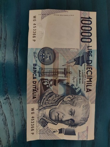 Banconota lira italiana
