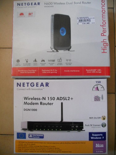 Modem netgear n600 dual band - n600,