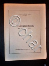Musica Spartiti - J. L. Krebs - Concerto in Sol per chitarra e archi - 1971 c.a