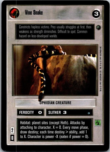 Star wars ccg - wars, snake