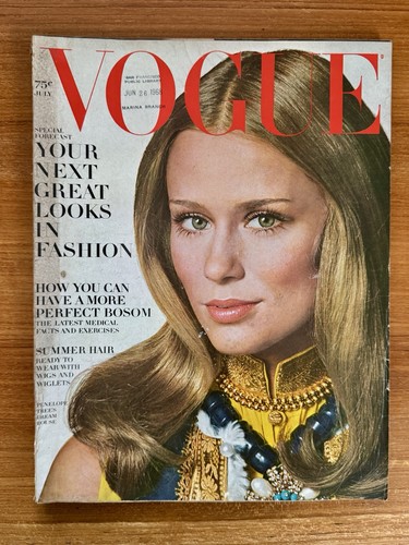 Vogue magazine july - magazine, 1968