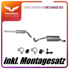 Impianto di scarico centrale + silenziatore scarico VW Polo V 1.2 TSi (2009-2014)
