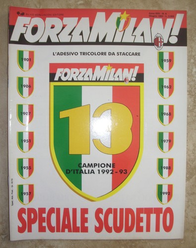 Rivista forza milan n 6 - milan, n.6