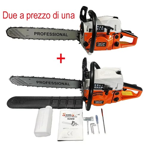 Due motosega a scoppio - motosega,
