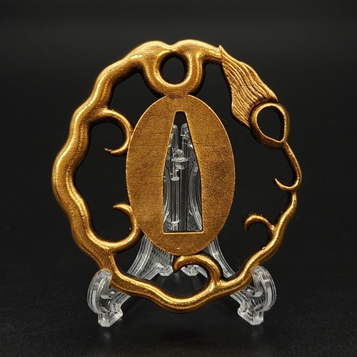 Japanese tsuba dragon - japanese,