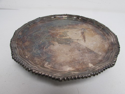 Silver plated tray - silver,