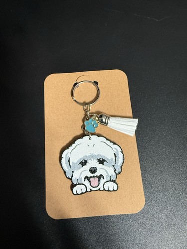 Portachiavi bichon frise - portachiavi,