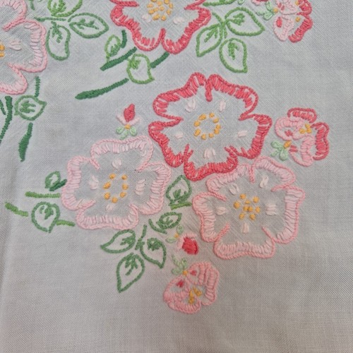 Vintage embroidered floral - vintage,