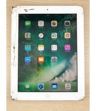 IPAD 4 32GB BIANCO WI-FI FUNZIONANTE CON VETRO DISPLAY ROTTO DA RIPARARE