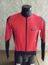 MAGLIA MANICA LUNGA    CICLISMO ROAD MTB GRAVEL  SANTINI WINDSTOPPER  S