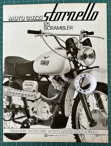 Rara pubblicità moto - moto, guzzi