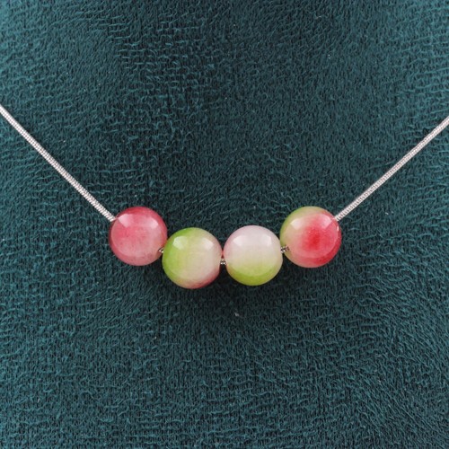 Collana perle tormalina - collana, 4