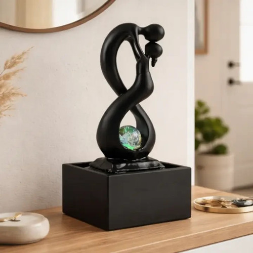 Fontana zen moderna - fontana, noir