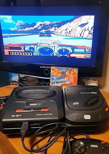 Console mega sega - , mega-cd