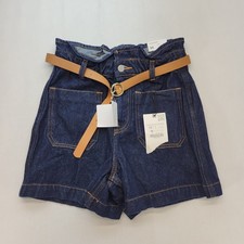 Zara pantaloncino donna 34 blu