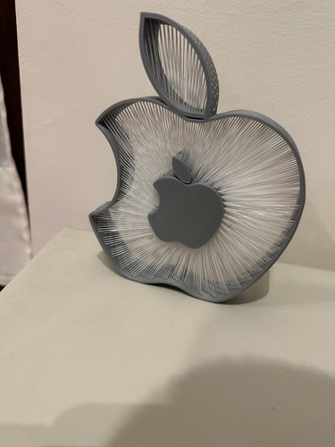 Apple string art - apple, 3d