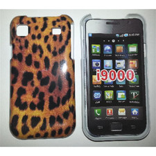 Custodia PVC Leopardato Samsung i9000 Galaxy S / i9001 Galaxy S Plus