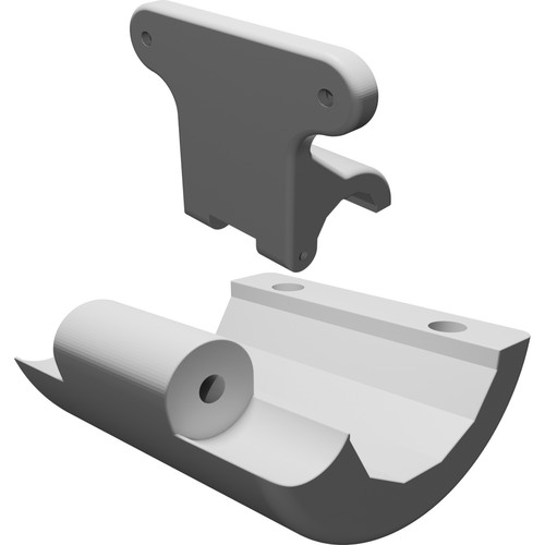 Supporto pagaia rail - pagaia, per