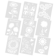  9 Pezzi Stencil da Disegno