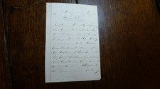 AUTOGRAPH LETTER CAPT GEORGE