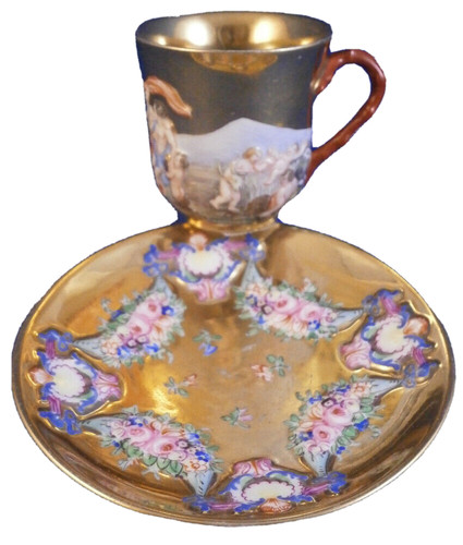 Antica tazza piattino - antica,