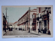 REGGIO CALABRIA tram Cartoleria Libreria Corso garibaldi vecchia cartolina