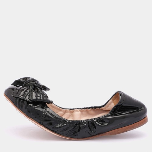 Ballerine miu nere - miu, in