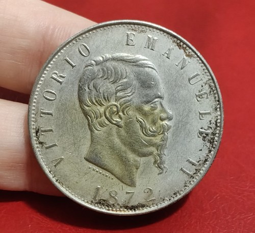 Lire 1872 milano - 5, riconio