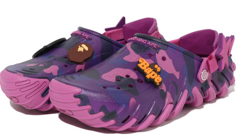 Bape crocs echo grapeberry - bape,