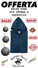 Felpa uomo full zip cotone