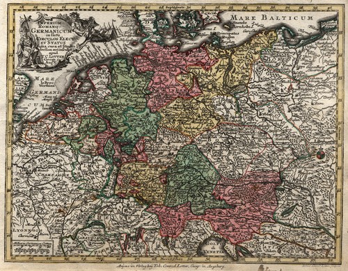 Germania originale incisione - originale,