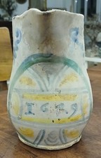 Brocca In Ceramica Data 1649