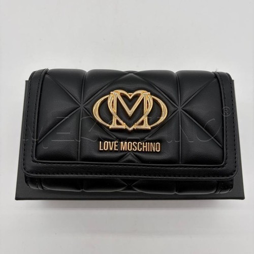 Portafoglio love moschino nero - love,