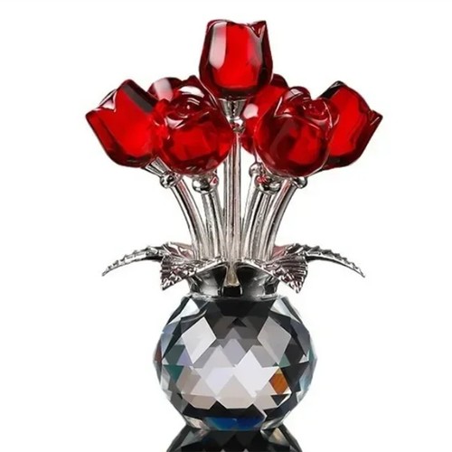 Statua bouquet rosa rossa rosa